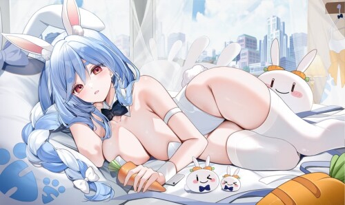  pekomama and pekomon hololive drawn by yukineko1018 sample 088073cde74bbce46721700222afea8d
