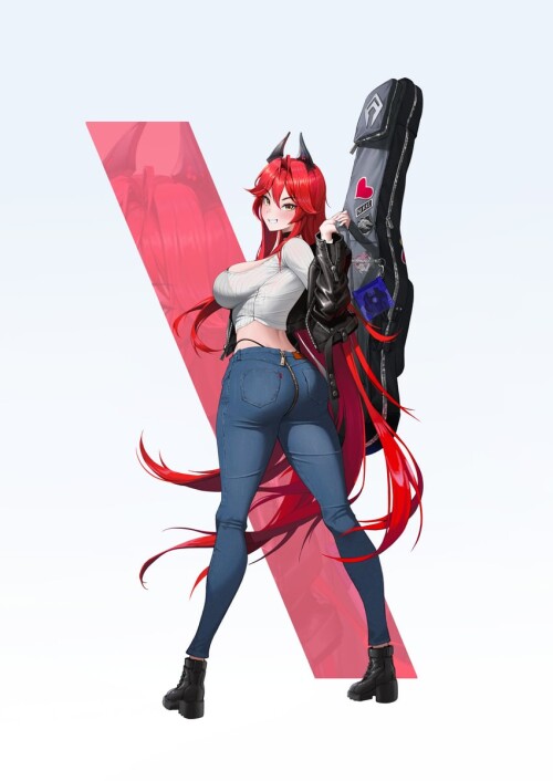  red hood and doro goddess of victory nikke drawn by mul tong2 sample 74b272746fae022009da3c4c8cec96