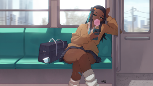 Nessa Passing Time🚊 by @WADE 0w0 (16 9)