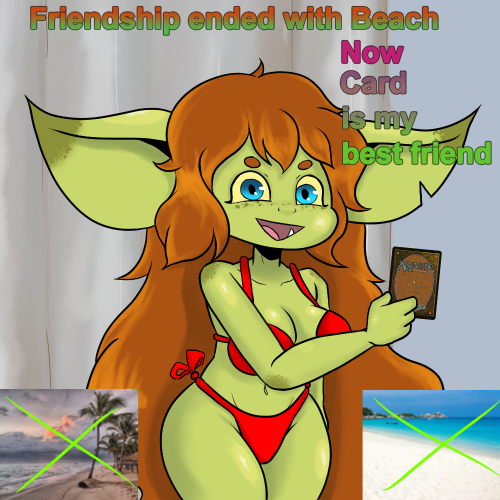 Cove the beach goblin meme